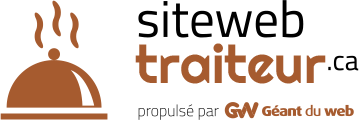 Conception web pour Traiteur - Géant du web